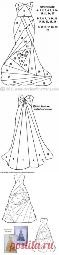 free printable iris folding patterns @circle of crafters