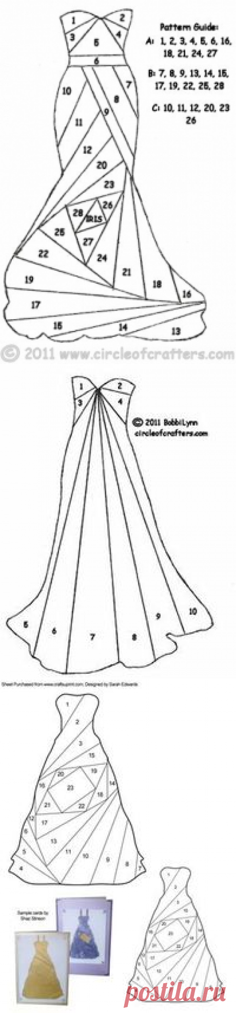 free printable iris folding patterns @circle of crafters
