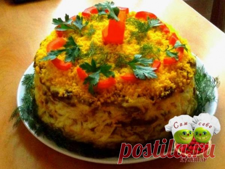 Торт из печени рецепт с фото