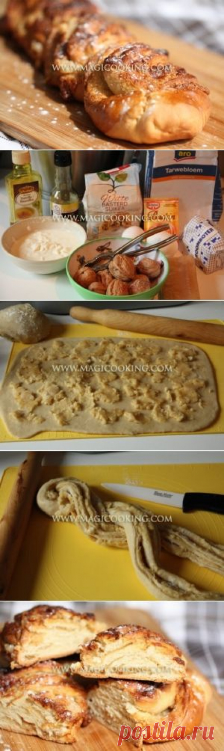 Творожная коса с марципаном | Магия кулинарии в Европе