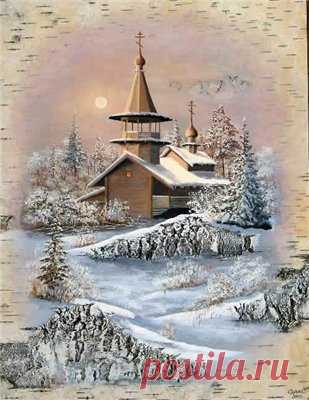 Картины на бересте...* - 34 фото. Фотографии Валерий Семкив.