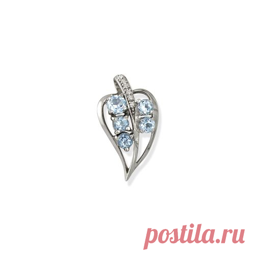 ПОДВЕСКА Ag 925 (топаз) | Серебряный Слонъ 925