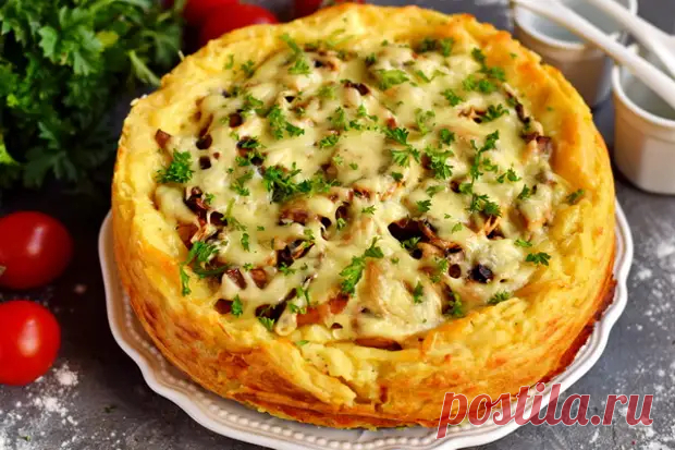 Не выбрасывайте остатки картофельного пюре! Предлагаю сделать пирог - Будет вкусно - Медиаплатформа МирТесен
