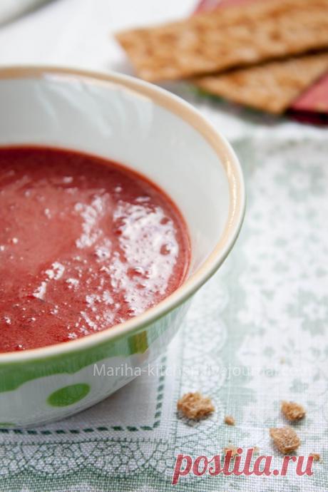 ДЕНЬ ПЕРВОГО БЛЮДА. Пряный свекольный суп-пюре Волшебный запах и вкус…
Нам нужно:
2 большие свеклы ( 1 кг) 4 ст.л. оливкового масла 2 большие луковицы 4 стебля сельдерея, порезать 1 ст.л. натертого свежего корня имбиря 1/2 ч.л. сушеного кориандра…
