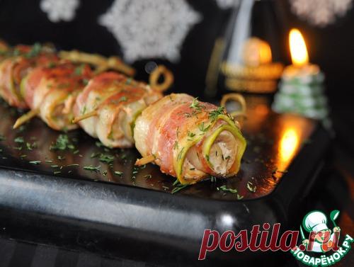 Пикантные рулетики "Завитки" - кулинарный рецепт