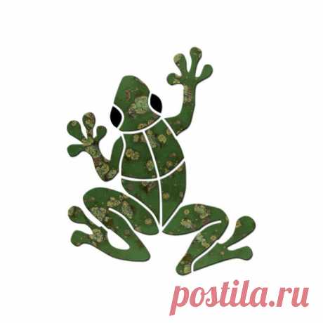 Small Frog Ceramic Pool Mosaic - Blue Water Pool Mosaics