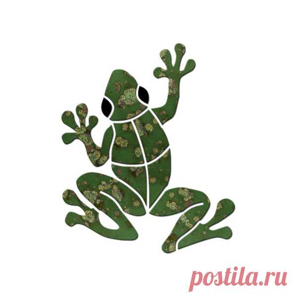 Small Frog Ceramic Pool Mosaic - Blue Water Pool Mosaics
