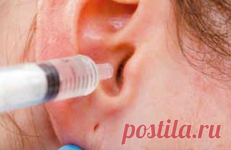 Перекись водорода в ухо