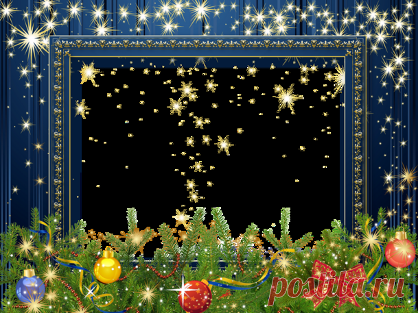 Новогодние и зимние рамки — Yandex.Disk