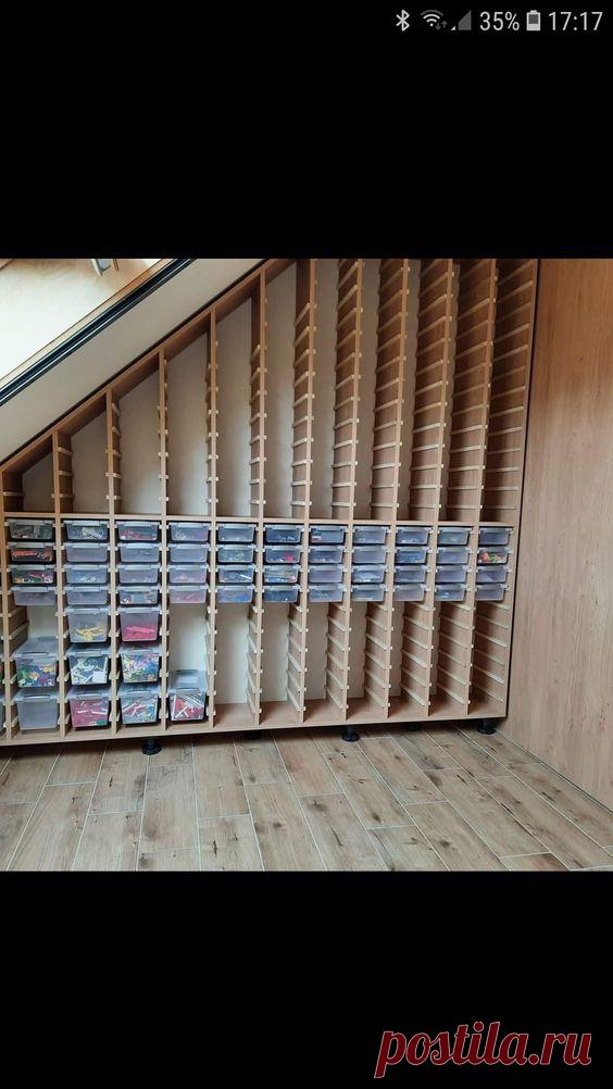 хранение под лестницей