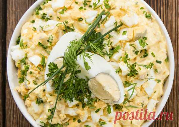 Яичный салат «Польский»: просто, но до чего же вкусно… | Вкусно каждый день | Яндекс Дзен