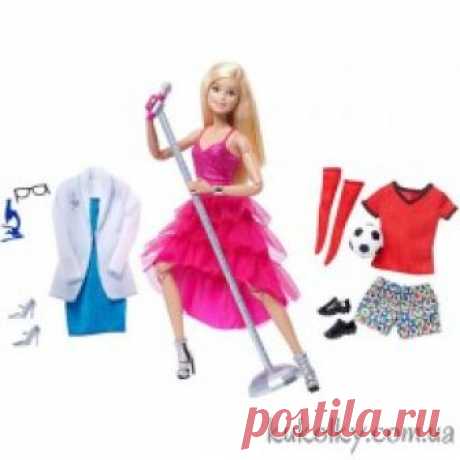 Барби двигайся как я с одеждой микрофоном купить Barbie Made to Move with Fashion Accessories. Заказать Барби йогу с одеждой Украина магазин Куколки