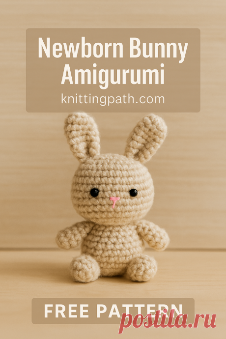 Newborn Bunny Amigurumi Crochet Pattern (Free Pattern)