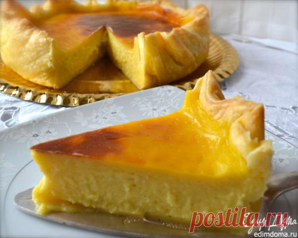 Классический парижский флан (Flan pâtissier) "Кухни народов мира" | Кулинарные рецепты от «Едим дома!»
