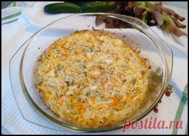 Вкусная и нежная запеканка из молодой капусты - легкий витаминный рецепт летнего блюда! - Ваши любимые рецепты - медиаплатформа МирТесен Очень вкусная и нежная запеканка из молодой капусты. Этот рецепт понравится любителям простых, сытных, недорогих и лёгких блюд. Ингредиенты: Капуста белокочанная — 500 г Морковь — 150 г Лук репчатый — 1 Шт. Укроп — 1 пучок Сыр твердый — 100 г Молоко — 100 мл Яйцо — 2 шт. Масло растительное —