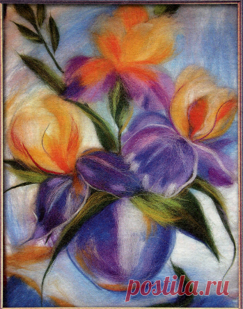 Акварель Ирис