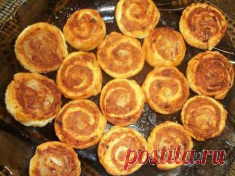 Жареные рулетики с куриным фаршем