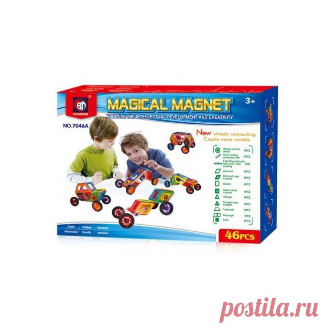 Магнитный конструктор 46 деталей, цена 380 грн., купить в Харькове — Prom.ua (ID#539884753)