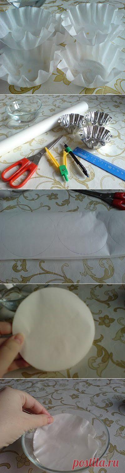 Как дома сделать гофрированные формочки для выпечки кексов | Наш дом