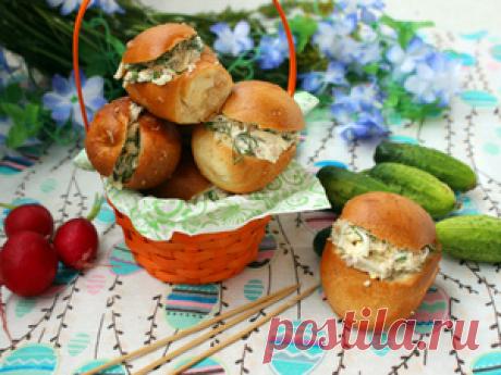 Вкусная, сытная и ароматная закуска для пикника! Готовится быстро и просто, удобна в транспортировке!))