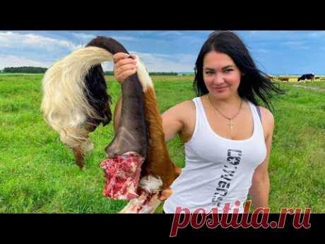 🐄Тушеные ГОВЯЖЬИ ХВОСТЫ! Как вкусно приготовить ХВОСТ БЫКА? Я в шоке от вкуса!