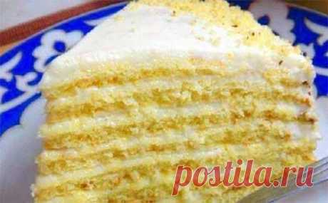 Торт &quot;Молочная девочка&quot; 
Необычайно вкусный торт, который испекла подруга.
Ингредиенты:

Сгущенное молоко — 1 банка;
Яйца — 3 штуки;
Мука — 200 грамм;
Разрыхлитель — 1 пачка;
Сливки 35% — пол литра
Сахарная пудра — 100 грамм…