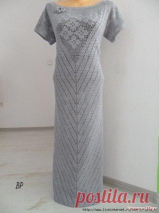 Жемчужное филейное платье 

Опубликовала Ангелина 770 
ниточки нарцисс с небольшим блеском.. крючок 2, расход 800гр размер 56