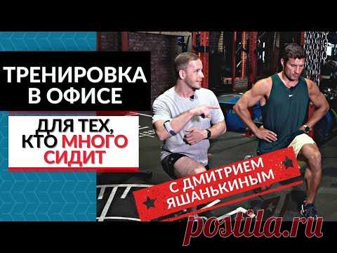Упражнения для офисников с Яшанькиным: чтобы не болела спина и голова