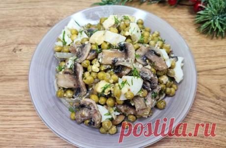 Очень вкусный грибной салат: готовится просто и быстро, а съедается самым первым | Карамелька Пульс Mail.ru