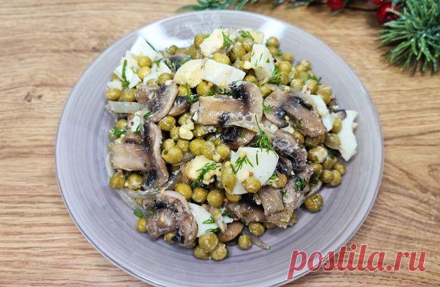 Очень вкусный грибной салат: готовится просто и быстро, а съедается самым первым | Карамелька Пульс Mail.ru