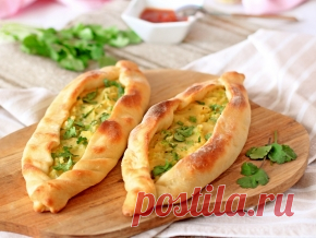 Пиде с картофелем и зеленью — рецепт с фото пошагово