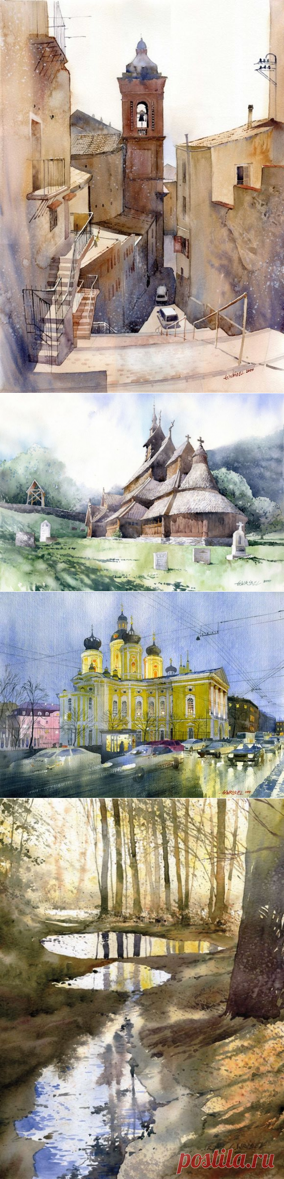 Waterart – картины акварелью.
