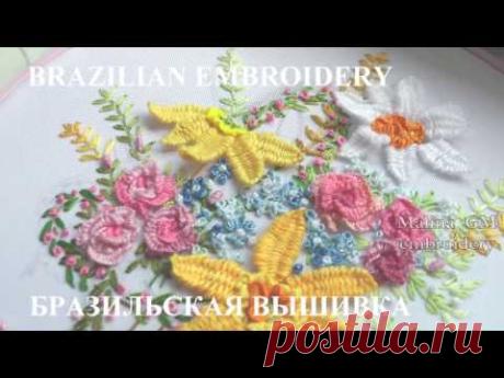 БРАЗИЛЬСКАЯ ВЫШИВКА:  \ BRAZILIAN EMBROIDERY: Woven Picot stitch