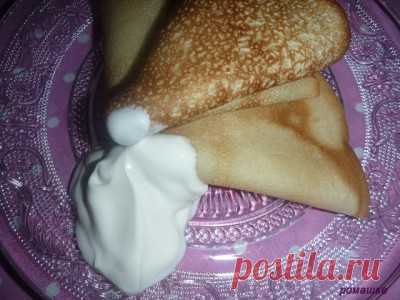 Блинчики на кислом молоке, вкуснейшие : Блины, оладьи, сырники