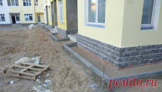 Отмостка для дома своими руками - Строим в Гродно