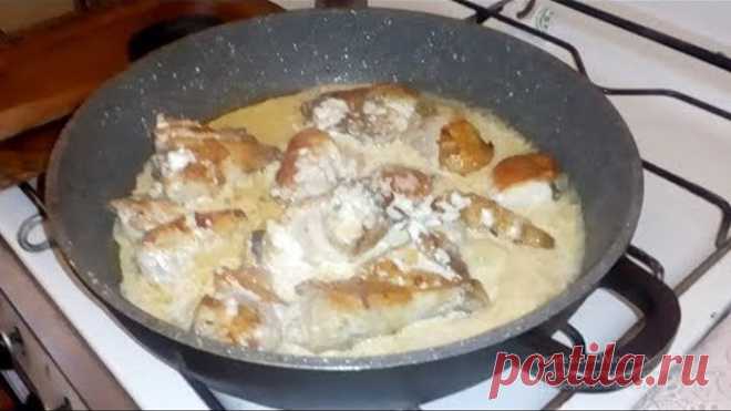 Шкмерули - Самый быстрый и лёгкий способ (შქმერული) Цыплёнок в сметанно-чесночном соусе