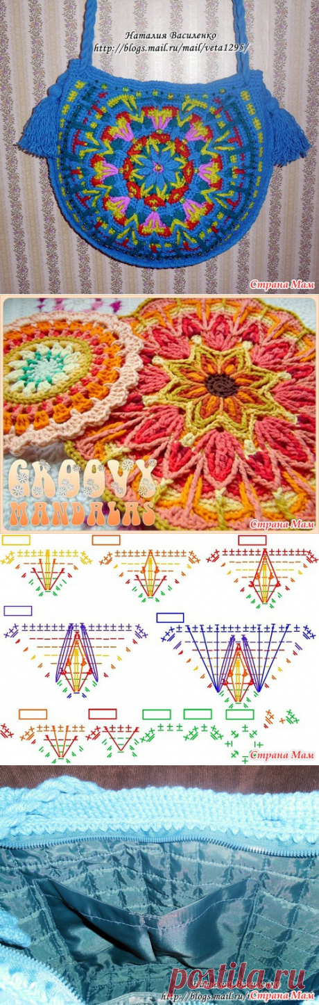 Сумка с этническим мотивом. Или как я вязала мандалу... - Сумки &Co - Страна Мам