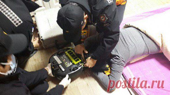 Корейская домохозяйка стала жертвой собственного пылесоса