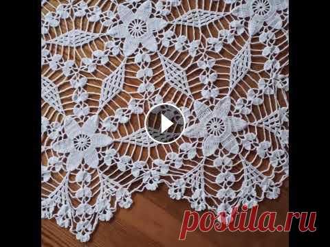 скатерть крючком. скатерть крючком....
