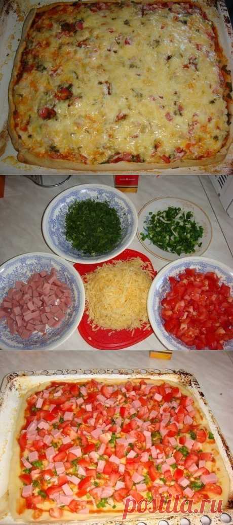 Как приготовить пицца праздничная - рецепт, ингридиенты и фотографии