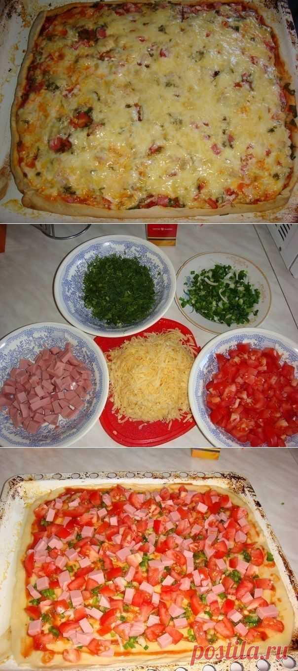 Как приготовить пицца праздничная - рецепт, ингридиенты и фотографии