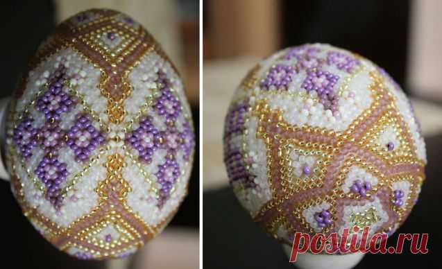 Пасхальные яйца со схемами( из интернета) / Бисер / Разнообразные поделки из бисера: схемы,мастер классы