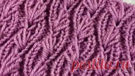 Красивейший узор «Нежные бутоны» (Вязание спицами) &amp;#8211; Журнал Вдохновение Рукодельницы