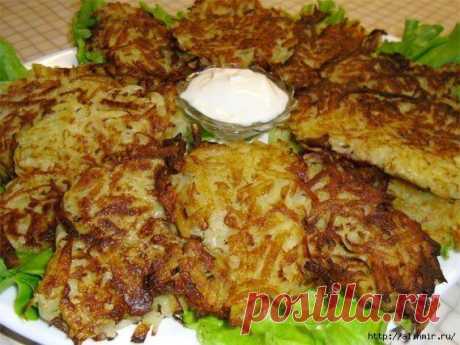 Драники из картошки.