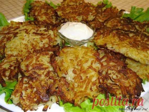 Драники из картошки.