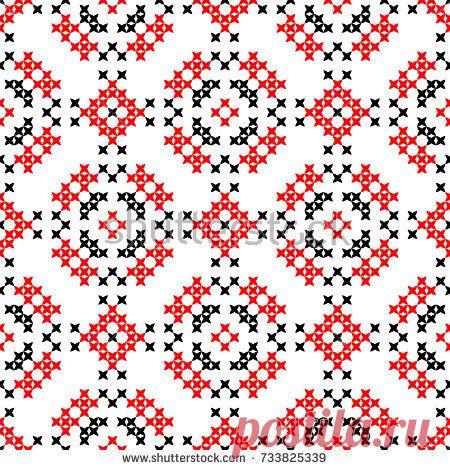 Seamless Texture Red Black Abstract Patterns Vectores En Stock 423316999 - Shutterstock