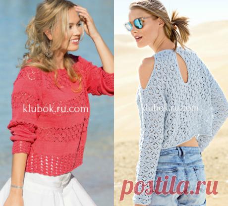 Подборка описаний шикарных летних джемперов - Klubok.ru.com