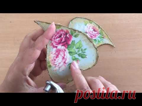 ARTESANATO ♥ Como fazer tags coração  ♥ Irene Sarranheira