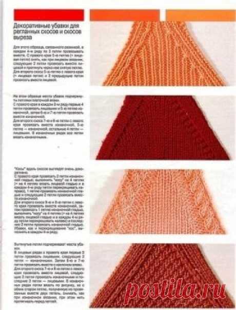 Убавление петель