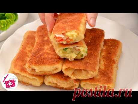 У вас 3 КАРТОШКИ? 😋 Просто смешайте картошку и яйца! Бабушкин рецепт всех удивил!